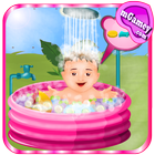 Baby Outdoor Bathing icône