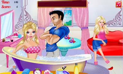 Lovers Kissing at Spa Salon APK download