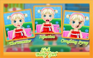 Baby Games - Sick Girl скриншот 1