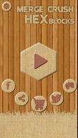 Merge Crush Hexa Block! Puzzle captura de pantalla 1