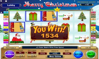 Merry Christmas Slots Cartaz