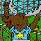 Mickey the Moose Coloring Book أيقونة