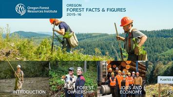 Oregon Forest Facts & Figures โปสเตอร์
