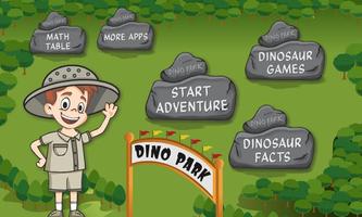 Dinosaur Park Math Lite Affiche