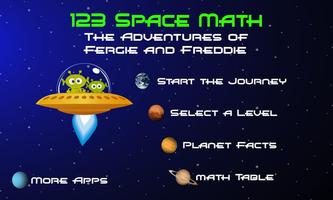 123 Space Math Lite الملصق