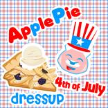 Apple Pie 4th of July Dressup