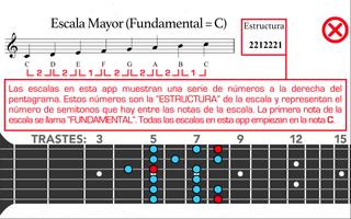 Escalas de Guitarra capture d'écran 1