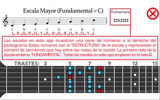 Escalas de Guitarra Ekran Görüntüsü 1