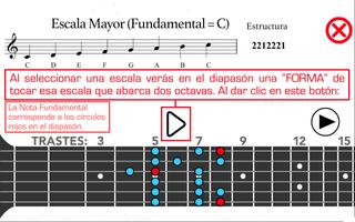 Escalas de Guitarra screenshot 2