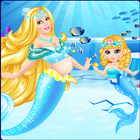 Newborn Ice Mermaid Princess-icoon