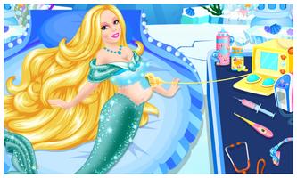 Newborn Ice Mermaid Princess ポスター