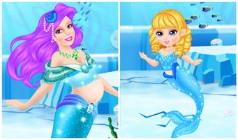 2 Schermata Newborn Ice Mermaid Princess