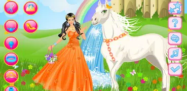 Princess And Her Magic Horse