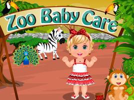 jeux zoo bébé de soins Affiche