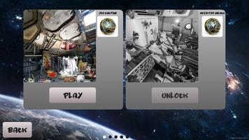 Spaceship. Hidden objects Cartaz