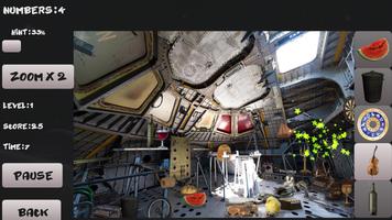 Spaceship. Hidden objects imagem de tela 1