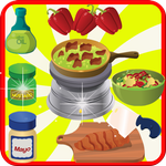 Cooking Games vegetable salad icon