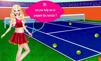 Champion Tennis Girl Games Affiche