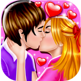 High School Romantic Kissing icône