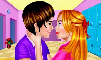 High School Romantic Kissing capture d'écran 1
