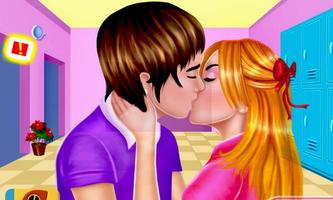 High School Romantic Kissing capture d'écran 3