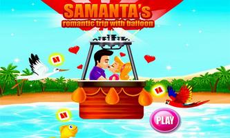 Samantha Romantic Trip Kissing الملصق