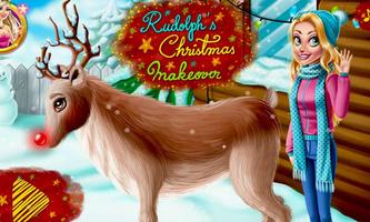 Rudolph Christmas Makeover Affiche