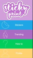 Sticky Print الملصق