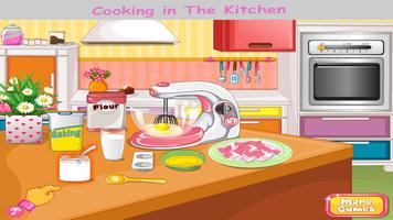 برنامه‌نما Cooking in kitchen - Bake Cake Cooking Games عکس از صفحه