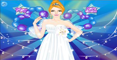 mariage de la princesse Dress Affiche