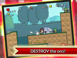 2D Plaform: Defeat All Orcs screenshot 3