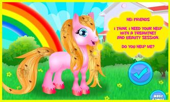 Rainbow Cute Pony Caring imagem de tela 1