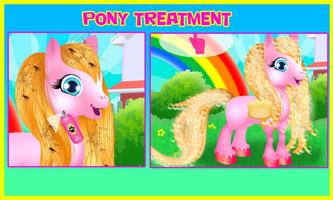 Rainbow Cute Pony Caring imagem de tela 2