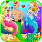 Underwater Mermaid Kissing-icoon