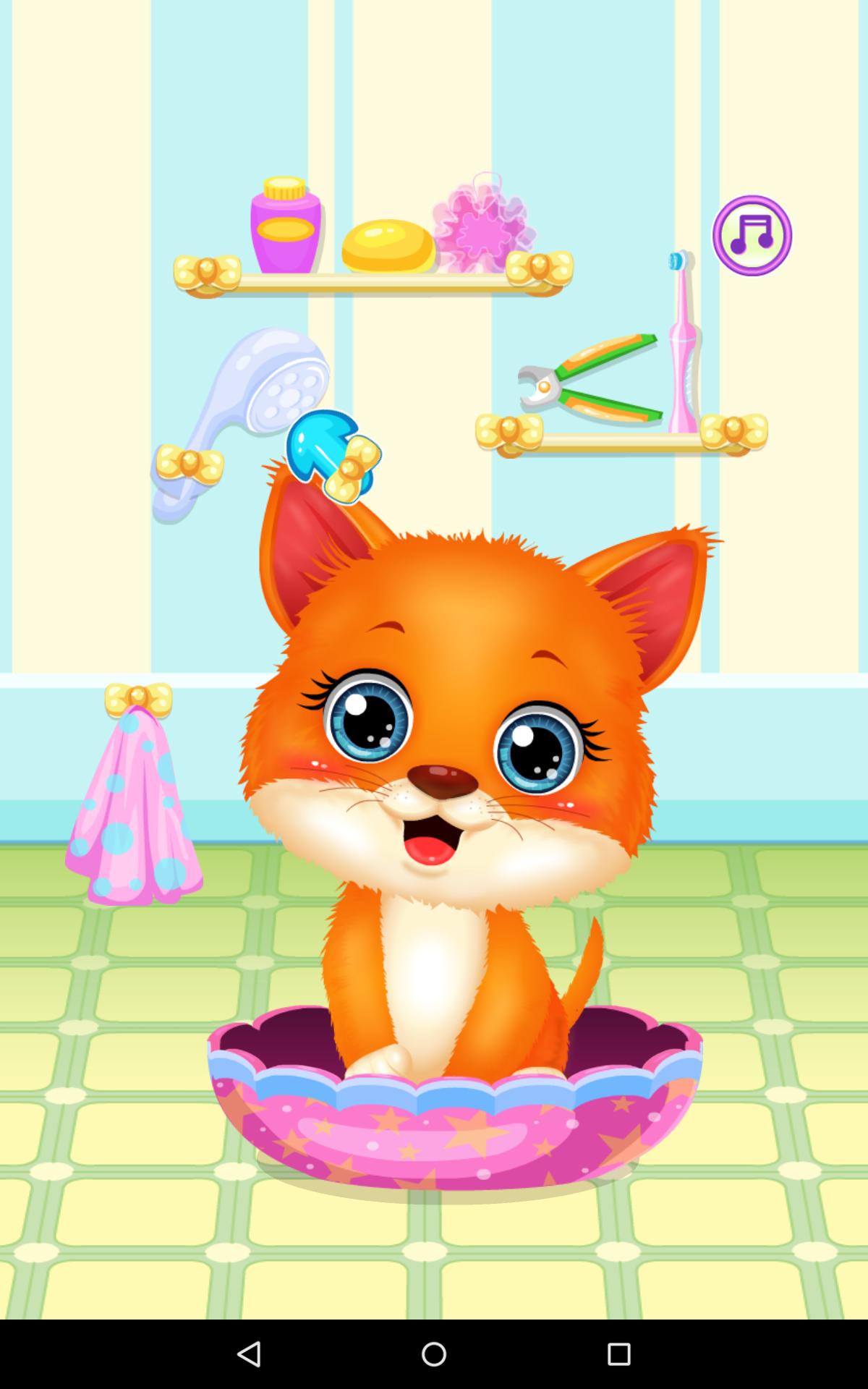 Бесплатная игра ухаживать за кроликом. Baby pet