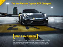 The new Cayman GT4 Clubsport poster