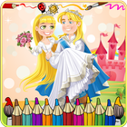 Prince and Princess Coloring آئیکن