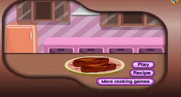 Game For Kids Cooking Meat plakat