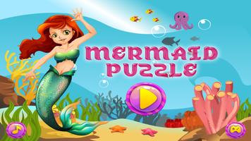 Mermaid Puzzle for Kids Affiche