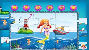 Mermaid Puzzle for Kids скриншот 3