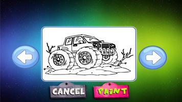 Monster Truck Coloring capture d'écran 1