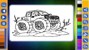 Monster Truck Coloring screenshot 2