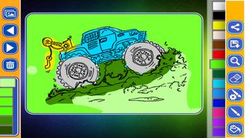 Monster Truck Coloring capture d'écran 3