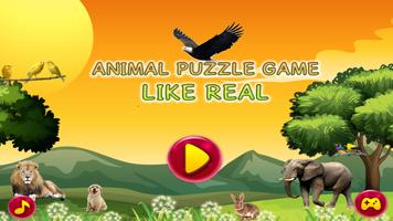 Animal Jigsaw Game Like Real Affiche