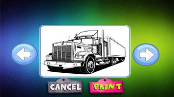 Truck Coloring capture d'écran 1