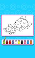 Coloring Game-Cute Fish screenshot 1