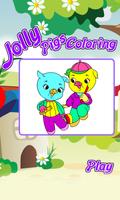 Coloring Pages Kids Jolly Poster