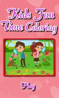 Coloring Game-Kids Fun Time Poster