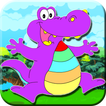 Coloring Game-Proud Alligator