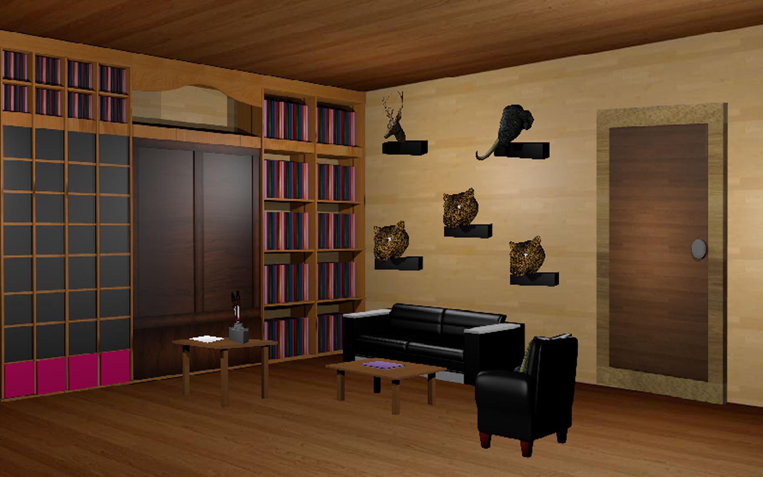 3d Escape Games Puzzle Library For Android Apk Download - house roblox library